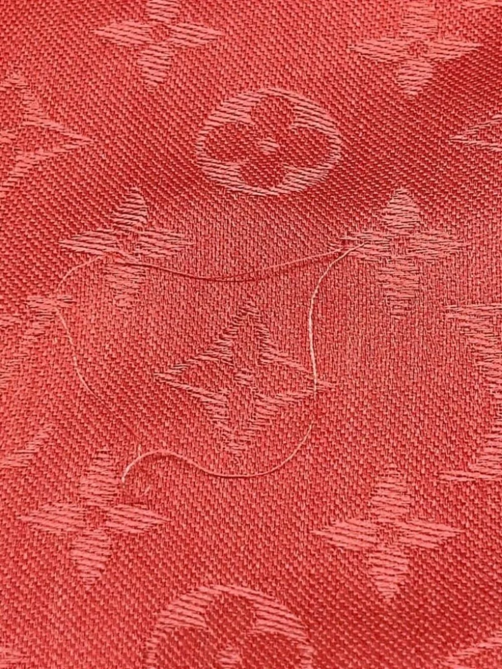 LOUIS VUITTON Shawl Monogram M78700 Pink MA0196 Scarf Silk Wool